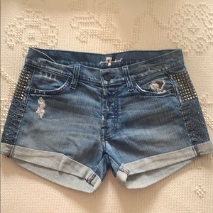 7 for all Mankind Jean Shorts